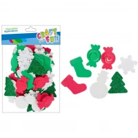 1. Craft With Fun Ozdoba Dekoracyjna Bałwan Choinka Cukierek Samoprzylepne 463720